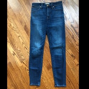 Madewell Curvy High-Rise Skinny Jeans Hayes Wash